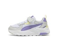PUMA Trinity Lite AC+ PS Sneaker, White-Lavender Alert-Glacial Gray, 31 EU