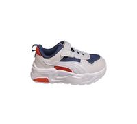 Puma Baskets Unisexe Baby Trinity 2 LT AC+ INF, Bleu Marine/Blanc/Plume, Gris-Rouge feu, Pointure 38
