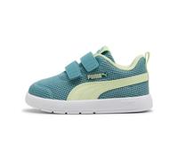 Puma Baskets Unisexe COURTFLEX V3 Mesh INF pour bébé, Bleu mer Baltique, Pomme, V3 Baltic Sea Blue Apple Spritz, 22 EU