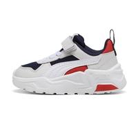 Puma Baskets Unisexe Trinity 2 LT AC+ INF, Bleu Marine/Blanc/Plume, Gris-Rouge feu, Pointure 42 pour Enfant