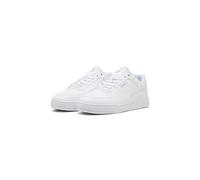 PUMA Baskets Unisexes CAVEN III, Blanc, Argent, Noir, 41 EU, White Silver Black, 40.5 EU