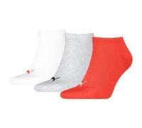 PUMA Baskets Unisexes Plain 3P, Rouge/Gris, 39-42