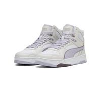 PUMA Baskets Unisexes RBD Break Mid, Gris Plume, Lilas écrasé, 37 EU, Plume Gris Lilas Crush PUMA Blanc, 37 EU