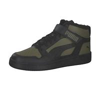 PUMA Mixte Rebound Mid Strap WTR Basket, Burnt Olive Black, 42.5 EU