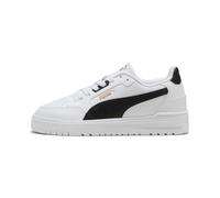 PUMA Baskets Unisexes Shuffle Downtown, Blanc, Noir, Or, Pointure 44, Puma White PUMA Black PUMA Gold, 44.5 EU