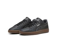 Puma Baskets Unisexes Smash 3.0 en Cuir synthétique, Noir/Moody Gris, 38 EU