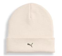 PUMA Beanie bonnet crème pour femme et homme - Metal Cat High Crown Bean Alpine Snow 315489 Taille unique