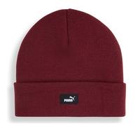 PUMA Beanie bonnet rouge vin pour femme et homme - Ess Mid Crown Beanie Ruby Shimmer 315491 Taille unique