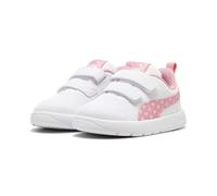 PUMA Bébé Fille COURTFLEX V3 Dotty V INF Sneaker, White-PINKSCAPE-Silver Mist, 20.5 EU
