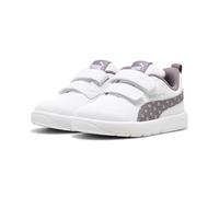 PUMA Bébé Fille COURTFLEX V3 Dotty V INF Sneaker, White-Plum Jam-Light Moss, 24 EU