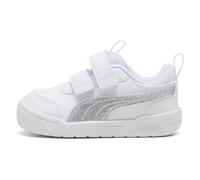 PUMA Bébé Fille MULTIFLEX 2 Glitz FS V INF Sneaker, White Silver, 26 EU