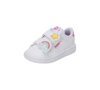 PUMA Bébé Fille Smash 3.0 Badges V Inf, Puma White Passionfruit, 22 EU