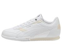 PUMA Bella Donna SL Jr Baskets pour Fille, Puma White Puma White Puma Silver, 4 UK