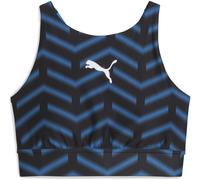 Puma Blaze Training Bra Womens Noir/Bleu 16 (XL) Female