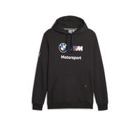 PUMA BMW M Motorsport Essentials Sweat à capuche en polaire pour homme, Puma Black, S