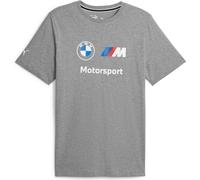 Puma T-Shirt à Logo ESS BMW M Motorsport M Medium Gray Heather