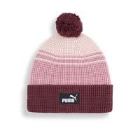 PUMA Bonnet couronne mi-haute à pompon Essentials, Accessoires, Rouge, OSFA OSFA