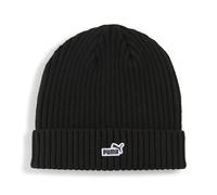 PUMA Bonnet couronne mi-haute avec écusson Essentials, Accessoires, Noir, OSFA OSFA