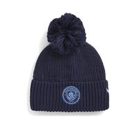 PUMA Bonnet Essentials Manchester City Enfant et Adolescent, Accessoires, Navy/Light Bleu, OSFA OSFA
