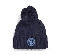 PUMA Bonnet Essentials Manchester City Enfant et Adolescent OneSize, Navy Team Light Blue