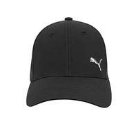 PUMA Bonnet Extensible Casquette de Baseball, Noir/Argent, S/M Mixte Adulte