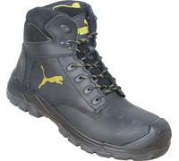 Puma Borneo Black Mid S3 CI HI HRO SRC Chaussures de sécurité, Taille:46 EU