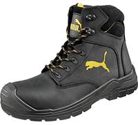 Puma Chaussures montantes de sécurité Borneo Black Mid 630411-40 S3 HRO SRC Noir/Jaune Pointure 40