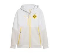 PUMA Borussia Dortmund Pumatech Fz Sweat à capuche, gris, taille S pour homme