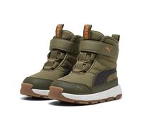PUMA Bottes Evolve Bébé 21, Olive Black Orange Glo Green