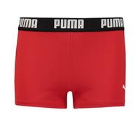 PUMA Maillot de bain pour garçon avec logo - Séchage rapide - Résistant au chlore, rouge, 14 ans