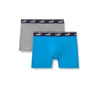PUMA Boxer Elements pour Homme (Lot de 2), Bleu, L