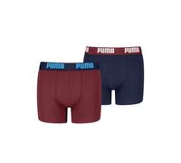 PUMA Boxer Everyday Basic Enfant et Adolescent (lot de 2), Vêtements, Rouge/Navy, 16 16