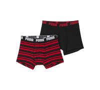 PUMA Boxer Everyday Heritage Homme (lot de 2), Vêtements, Rouge/Noir, 3 3