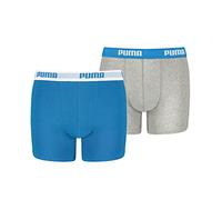 Puma Boxer sous-vêtement, Bleu/Gris, 134-140 (Lot de 2) Enfant Unisexe