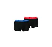 PUMA Boxer Trunk Boxershorts Men Herren Everyday Unterhose Pant Unterwäsche 2er Pack, Farbe:Black/Blue/Red, Bekleidungsgröße:XL, Noir, Bleu, Rouge, XL
