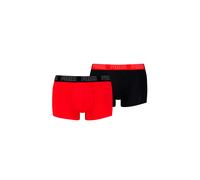 Puma Boxers courts homme Basic – Lot de 2 Rouge/Noir, Blanc Taille S