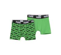 PUMA Boxers à logo Everyday Enfant et Adolescent (lot de 2), Vêtements, Vert/Noir, 16 16