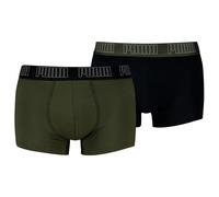 Puma Boxers pour homme Lot de 2 – Forêt Nocturne et Marron – Taille XL