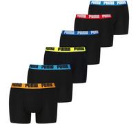 PUMA Boxers 'Everyday' bleu ciel / jaune / orange / noir, Taille M