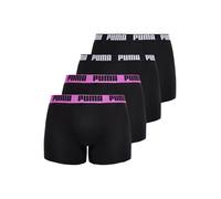 PUMA Boxers 'EVERYDAY' orchidée / noir / blanc, Taille S