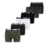 PUMA Boxers gris / vert / noir / blanc cassé, Taille XXL