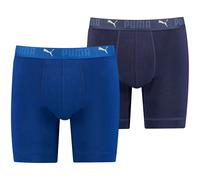 Puma Boxers Sport Long Coton - Lot de 2 Bleu Taille M Homme