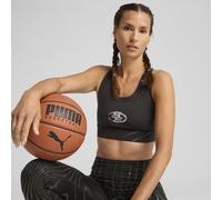 PUMA Brassière de basketball Stewie 4 Prism Femme, Vêtements, Noir/Aop, XL XL