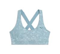 PUMA Brassière de sport imprimée CLOUDSPUN Femme, Accessoires, Bleu, XL XL