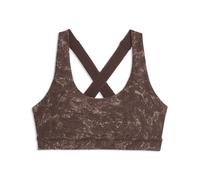 PUMA Brassière de sport imprimée CLOUDSPUN Femme, Accessoires, Marron, L L