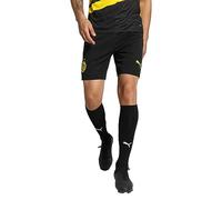 PUMA BVB 770636-02 Shorts Replica Shorts Unisex Black-Cyber Yellow Taille L