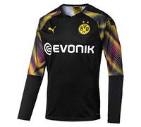 Puma BVB LS GK Shirt Replica with Evonik Logo Without Opel Logo Maillot de Gardien Homme Puma Black FR : M (Taille Fabricant : M)