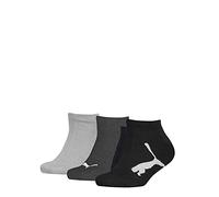 Puma Sneaker Chaussettes, Noir, 31/34 (Lot de 3) Enfant Unisexe