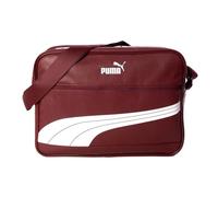 PUMA Unisexe - Sac à bandoulière rétro pour adulte - Campus Reporter, Bordeaux/blanc