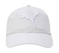 PUMA Cap blanc pour femme et homme - Essential Cat Logo BB Cap Silver Mist 272698 M/L